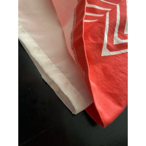 DRESSBARN Red/White Geometric Pattern Sleeveless Cotton Dress sz 6 - Picture 8 of 15